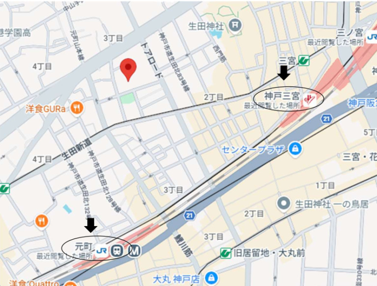 神戸市中央区中山手通