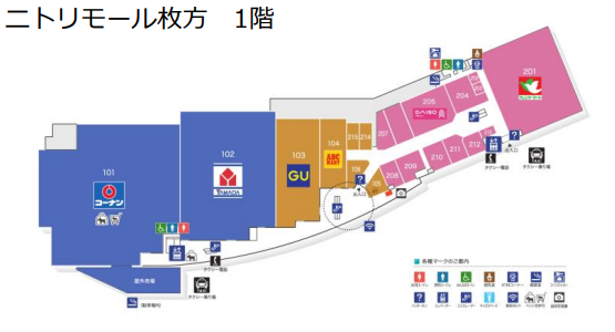 フロア図1F